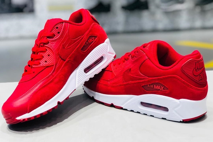 ナイキ エア マックス 90 プレミアム “ジム レッド/ホワイト” (NIKE AIR MAX 90 PREMIUM “Gym Red/White”) [700155-602]