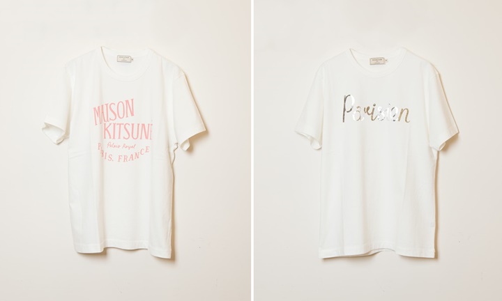 MAISON KITSUNE × ESTNATION 別注！ペールトーンのカラーや、上品さ漂うメタリックカラーでアレンジしたTEEが発売 (メゾン キツネ エストネーション)