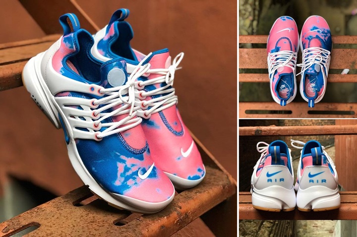 ナイキ ウィメンズ エア プレスト タイダイ “ホワイト/ブルー ネビュラ” (NIKE WMNS AIR PRESTO Tie Dyed