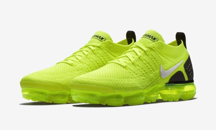 ナイキ エア ヴェイパーマックス 2.0 フライニット “ボルト/ブラック” (NIKE AIR VAPORMAX 2.0 FLYKNIT “Volt/Black”) [942842-700]