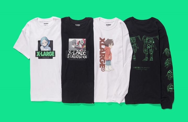 交響詩篇エウレカセブン ハイエボリューション × XLARGEがコラボ！TEEやバッグなどのアパレルアイテムが5/18発売 (エクストララージ)