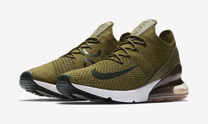 【オフィシャルイメージ】5/15発売！ナイキ エア マックス 270 フライニット “オリーブ フラック” (NIKE AIR MAX 270 FLYKNIT “Olive Flak”) [AO1023-300]