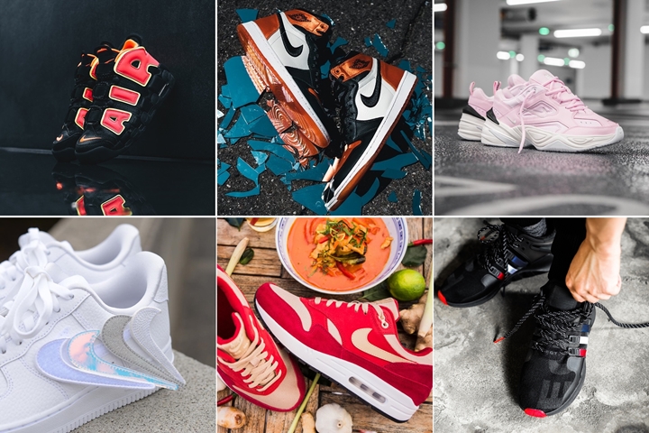 【まとめ】5/12発売の厳選スニーカー！(NIKE WMNS AIR JORDAN 1 ”Shattered Backboard” Satin)(WMNS AIR MORE UPTEMPO “Hot Punch”)(AIR MAX 1 PREMIUM RETRO “Red Curry”)(M2K TEKNO “Pink Foam/Black”)他