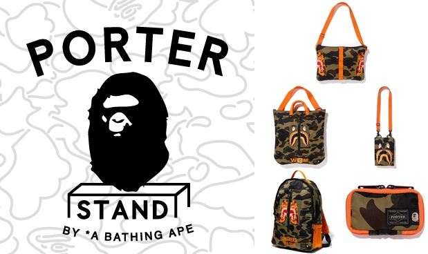 A BATHING APE 25th x PORTER STAND 4th コラボ第2弾「TRUNK SHOW」が5/19から発売 (ア ベイシング エイプ ポーター スタンド)