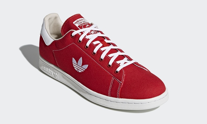 6/1発売！アッパーにキャンバス素材を使用したadidas Originals STAN SMITH “Scarlet” (アディダス オリジナルス スタンスミス “スカーレット”) [B37894]