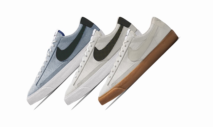 NIKE iDからニュートラルな色調と通気孔を配したレザーが選択可能！ナイキ ブレーザー ロー (BLAZER LOW)