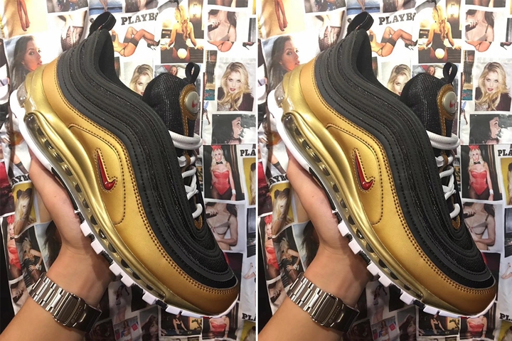 ブラック/メタリック ゴールドカラーのナイキ エア マックス 97が登場 (NIKE AIR MAX 97 “Black/Metallic Gold”)