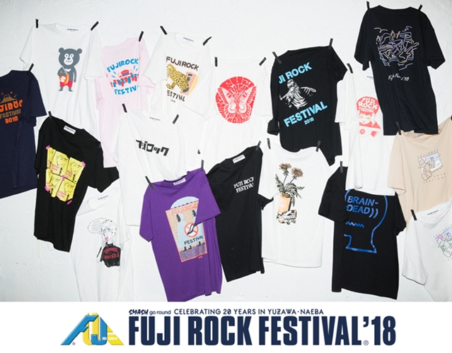 今年は6組みのアーティストとコラボレーション！フジロック 18 × ビームス コラボTEE (FUJI ROCK FESTIVAL 2018 BEAMS T)