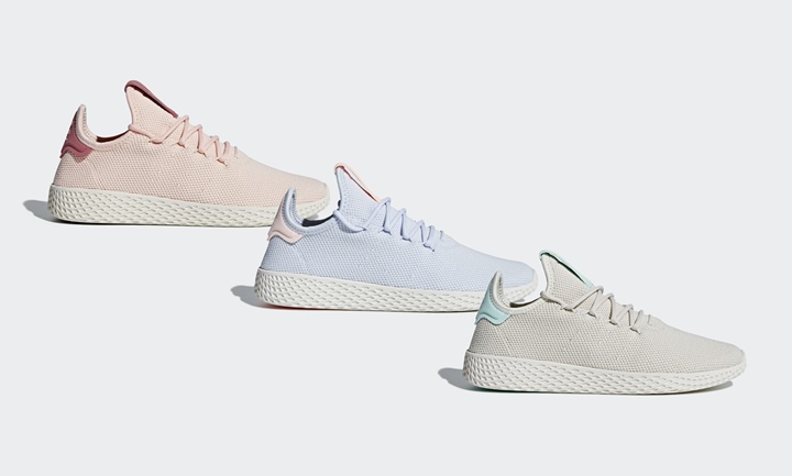 6/1発売予定！Pharrell Williams x adidas Originals WMNS Human Race Tennis HU 3カラー (ファレル・ウィリアムス アディダス オリジナルス ウィメンズ ヒューマン レース テニス) [AQ0988,B41884,B41885]