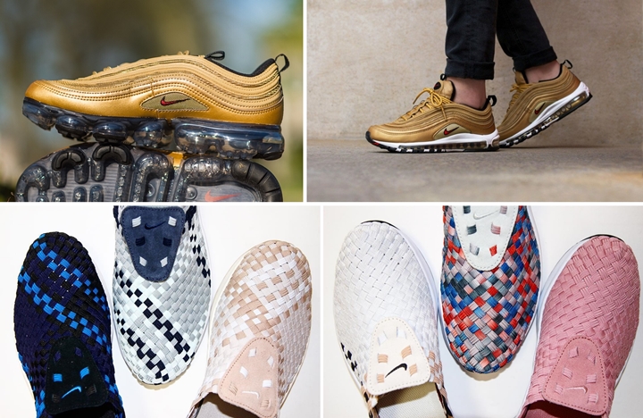 【まとめ】5/17発売の厳選スニーカー！(NIKE AIR VAPORMAX 97/AIR MAX 97 OG QS “Metallic Gold”)(AIR VAPORMAX 2.0 FLYKNIT “Black/Team Red”)(AIR WOVEN)他