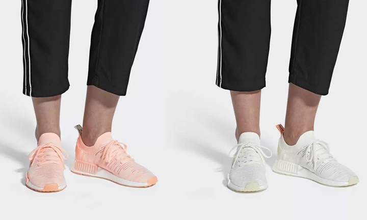 6/1発売予定！adidas Originals WMNS NMD_R1 STLT PRIMEKNIT {PK} “Clear Orange/White” (アディダス オリジナルス ウィメンズ エヌ エム ディー プライムニット “クリア オレンジ/ホワイト”) [AQ1119][B37655]