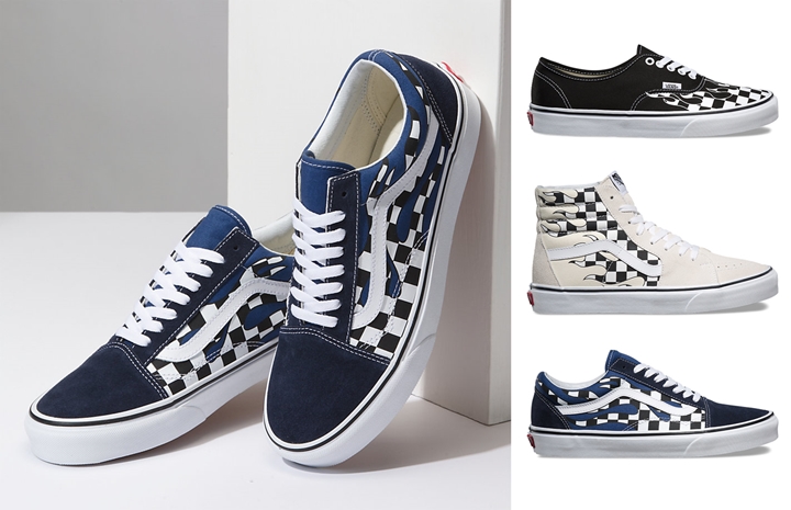 VANS “CHECKER FLAME PACK” OLD SKOOL/AUTHENTIC/Sk8-Hi (バンズ “チェッカー フレイム パック”)