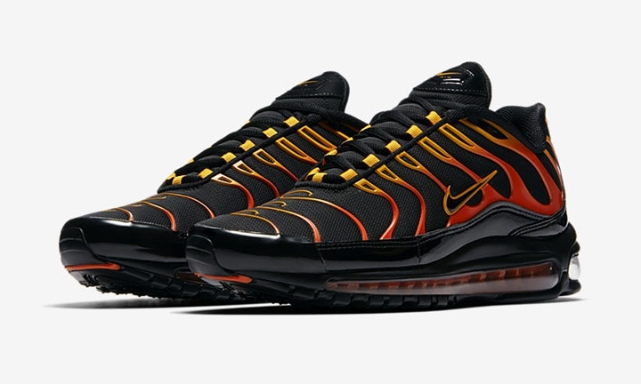 【オフィシャルイメージ】6/1発売！ブラック/レッドカラーのナイキ エア マックス 97 プラス (NIKE “AIR MAX 97 PLUS) [AH8144-002]