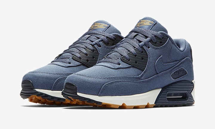 【オフィシャルイメージ】ナイキ エア マックス 90 "リネン ツイル" バイナリー ブルー (NIKE AIR MAX 90 ‘Linen Twill’ Binary Blue) [AO2437-400]