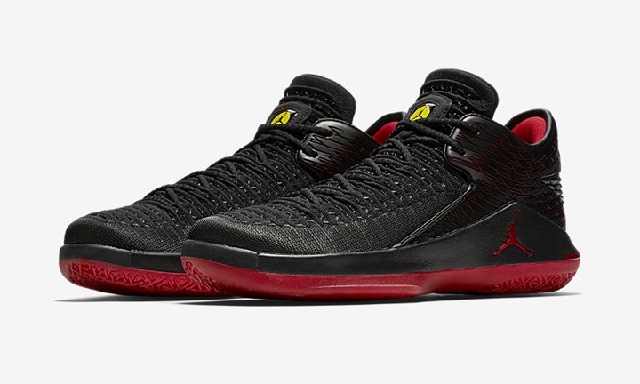 【オフィシャルイメージ】6/9発売！ナイキ エア ジョーダン 32 ロー PF “ブラック/ジム レッド” (NIKE AIR JORDAN XXX2 LOW PF “Black/Gym Red”) [AH3347-003]