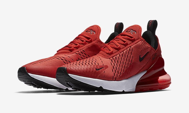 67発売予定！ナイキ エア マックス 270 “ハバネロ レッド” Nike Air Max 270 “habanero Red