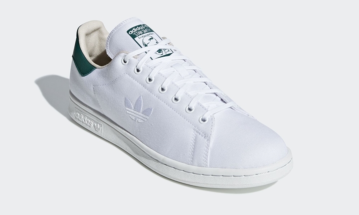 6/1発売！アッパーにキャンバス素材を使用したadidas Originals STAN SMITH “White/Collegiate Green” (アディダス オリジナルス スタンスミス “ホワイト/カレッジ グリーン”) [D96737]