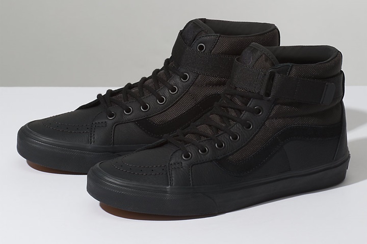 VANS Sk8-Hi LEATHER REISSUE STRAP “Black” (バンズ スケートハイ レザー リイシュー ストラップ “ブラック”)