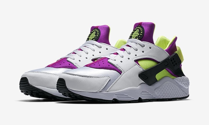 【オフィシャルイメージ】6/8発売！ナイキ エア ハラチ ラン 91 QS “ホワイト/ネオン イエロー” (NIKE AIR HUARACHE RUN 91 QS “White/Neon Yellow”) [AH8049-101]