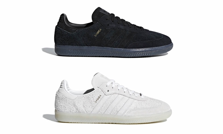 ヘアリースエードのアッパーにヌバックのスリーストライプスを施したadidas Originals SAMBA OG 2カラー (アディダス オリジナルス サンバ OG) [B75682,75683]