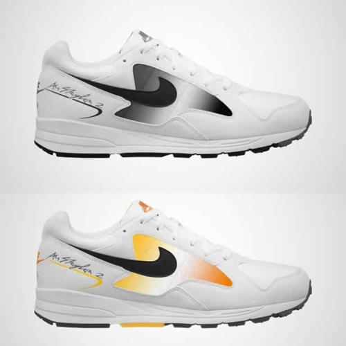 6/2発売！ナイキ エア スカイロン 2 レトロ "ホワイト/ブラック" "ホワイト/アマリロ" (NIKE AIR SKYLON II RETRO “White/Black” "White/Amarillo") [AO1551-101,102]