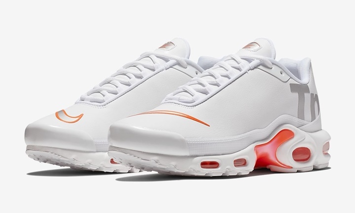 【オフィシャルイメージ】ナイキ エア マックス プラス TN SE “ホワイト/トータル オレンジ” (NIKE AIR MAX PLUS TN SE “White/Total Orange”) [AQ1088-100]