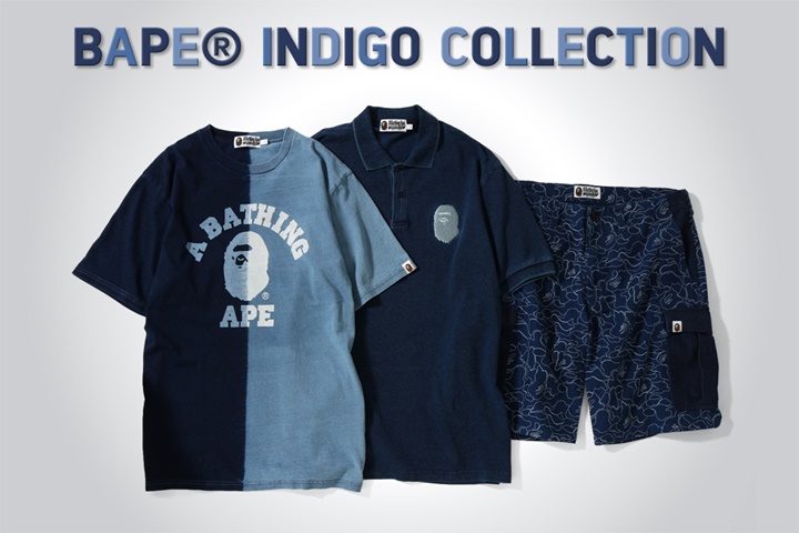 A BATHING APE “INDIGO COLLECTION” 最新作が6/2から発売！ (ア ベイシング エイプ “インディゴ コレクション”)