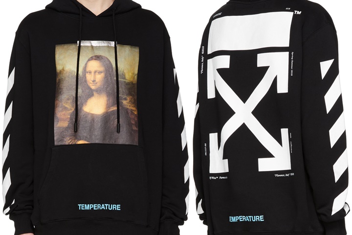 SSENSE限定！OFF-WHITE C/O VIRGIL ABLOH "MONALISA HOODIE" Black (オフホワイト "モナリザ フーディー" ブラック)