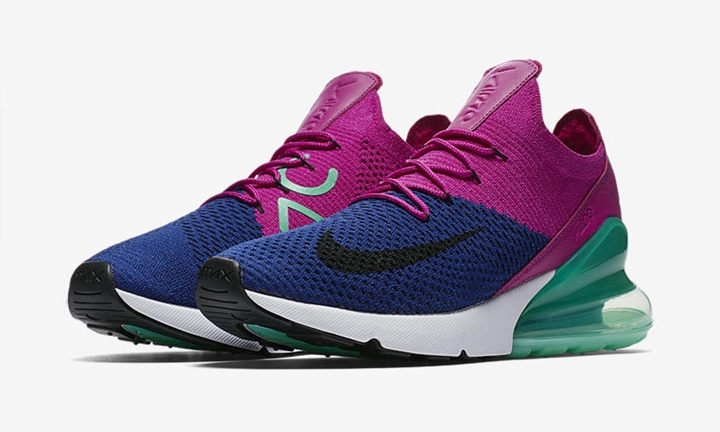 【オフィシャルイメージ】6/14発売！ナイキ エア マックス 270 フライニット “フクシャ フラッシュ” (NIKE AIR MAX 270 FLYKNIT “Fuchsia Flash”) [AO1023-401]