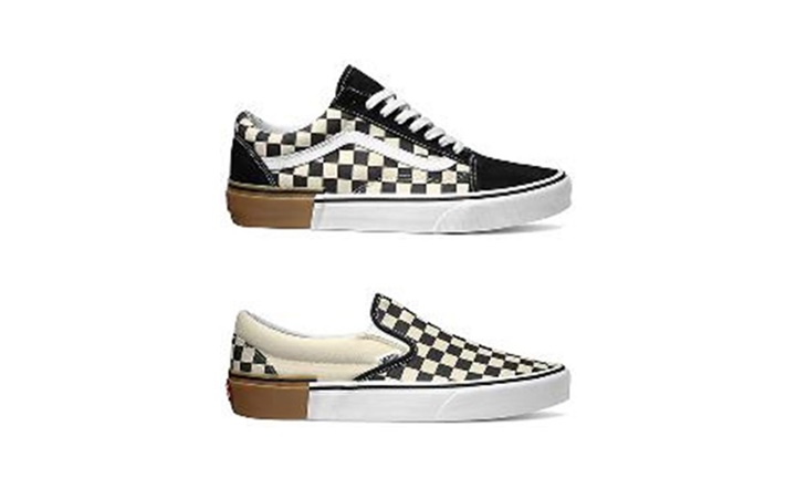 VANS GUM BLOCK CHECKERBOARD OLD SKOOL/Slip-On (バンズ ガム ブロック オールドスクール/スリッポン)