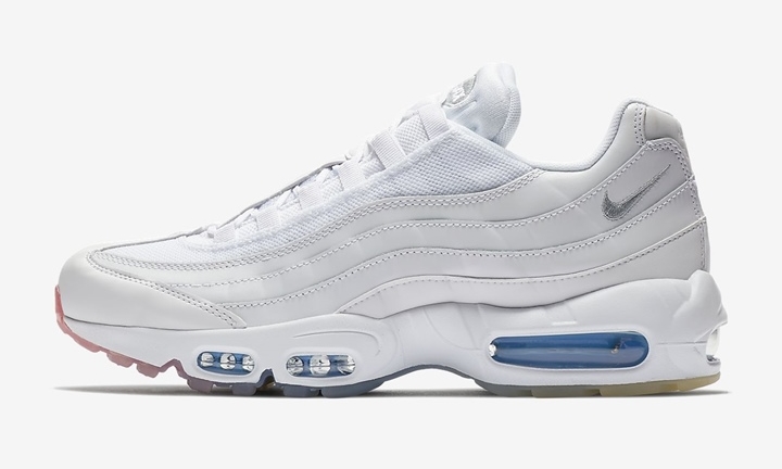 nike air max 95 white blue