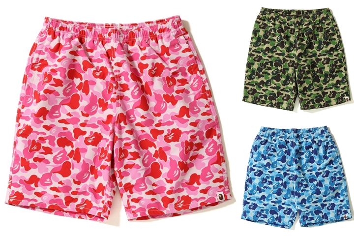 A BATHING APEからABC CAMOで彩られたビーチショーツ「ABC BEACH PANTS」が6/9から発売 (ア ベイシング エイプ)