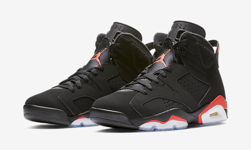 ナイキ エア ジョーダン 6 "ブラック/インフラレッド" (NIKE AIR JORDAN 6 RETRO “Black/Infrared”) [384664-060]