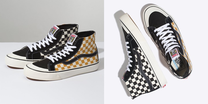 VANS Sk8-Hi 138 DECON SF SURF CHECK “Black/Sunflower” (バンズ スケートハイ サーフチェック “ブラック/サンフラワー”)