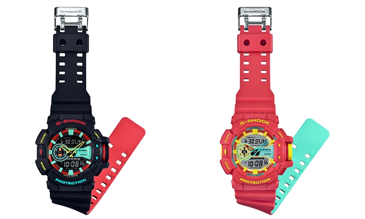 G-SHOCK GA-400をベースとした西海岸のサーフテイストにレゲエのエッセンスを加えたNewモデル「Breezy Rasta Color ブリージー・ラスタカラー」が6月発売 (ジーショック Gショック)