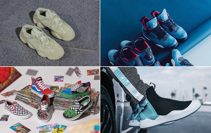 【まとめ】6/9発売の厳選スニーカー！(adidas YEEZY DESERT RAT 500 “Super Moon Yellow”)(TRAVIS SCOTT NIKE AIR JORDAN 4 RETRO “Cactus Jack”)(VANS × MARVEL COMIC)(DIAMOND SUPPLY CO. PUMA)他