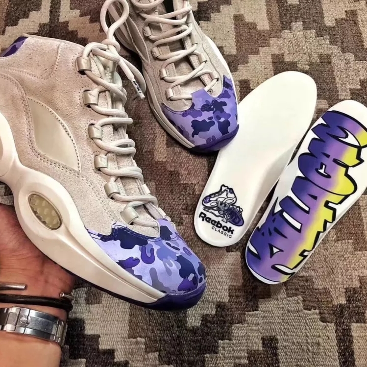 Cam’ron × REEBOK QUESTION MID "Purple Camo" (リーボック クエスチョン ミッド “パープル カモ”)