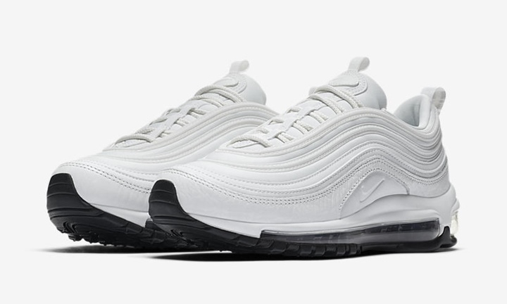 【オフィシャルイメージ】6月発売！ナイキ エア マックス 97 レザー “サミット ホワイト” (NIKE AIR MAX 97 LEATHER “Summit White”) [AQ8760-100]