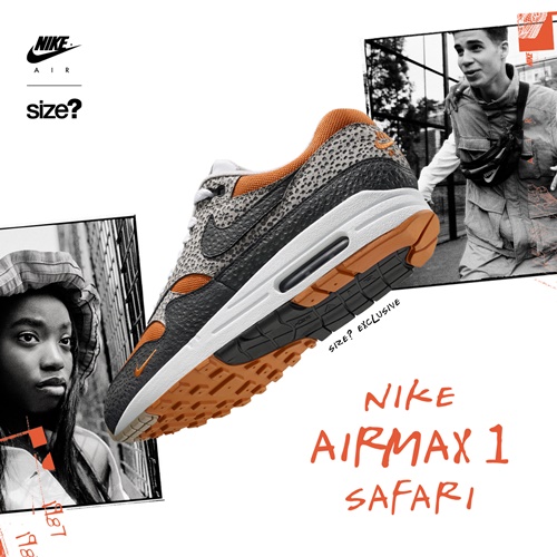 size?限定 ナイキ エア マックス 1 “サファリ” (size? × NIKE AIR MAX 1 “Safari”)