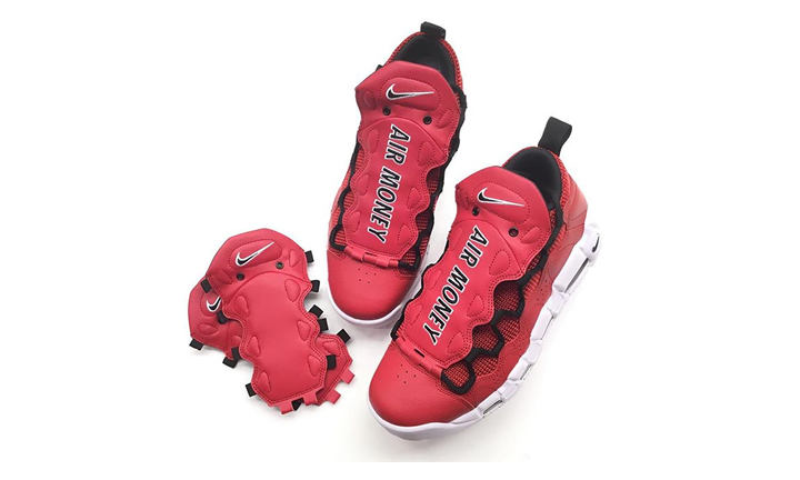 ナイキ エア モア マネー “ジム レッド/ブラック” (NIKE AIR MORE MONEY “Gym Red/Black”) [AJ2998-600]