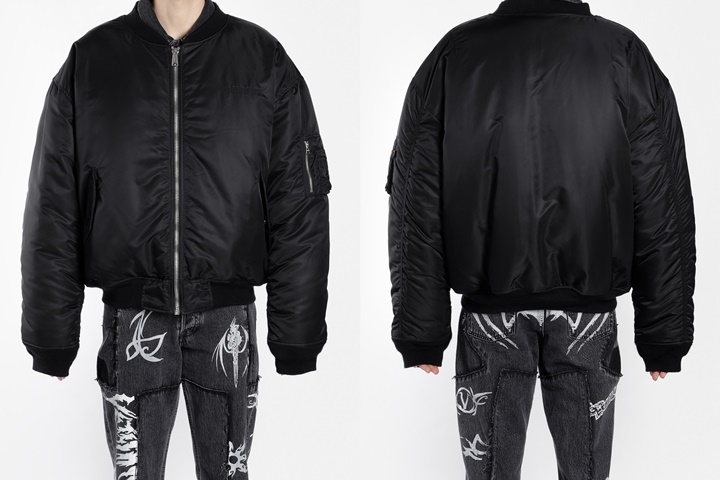 VETEMENTS 2018-2019 F/W × ALPHA INDUSTRIES “Oversize Angel Bomber Jacket” (ヴェトモン アルファ インダストリーズ)