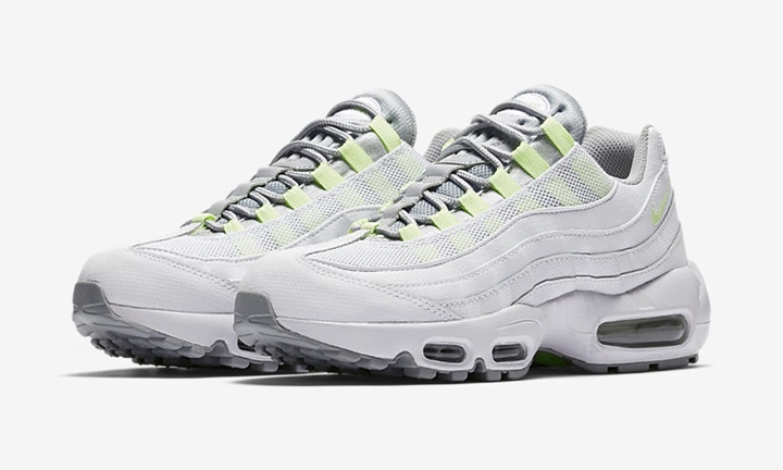 【オフィシャルイメージ】ナイキ エア マックス 95 SE “ホワイト/ブライト ネオン” (NIKE AIR MAX 95 SE "White/Bright Neon”) [AQ4141-100]