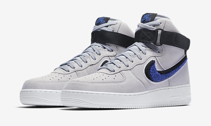 【オフィシャルイメージ】ナイキ エア フォース 1 ハイ 07 “ウルフ グレー/ゲーム ロイヤル” (NIKE AIR FORCE 1 HIGH 07 “Wolf Grey/Game Royal”) [806403-015]