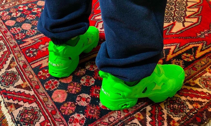 ニューカラーが6月登場！VETEMENTS 2019 F/W × REEBOK INSTA PUMP FURY “Green” (ヴェトモン リーボック インスタ ポンプ フューリー "グリーン”)