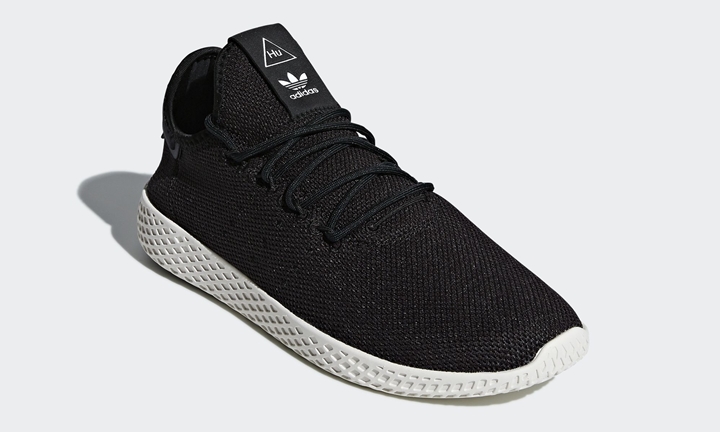 Pharrell Williams x adidas Originals WMNS Human Race Tennis HU “Core Black/White/Chalk White” (ファレル・ウィリアムス アディダス オリジナルス ウィメンズ ヒューマン レース テニス “コア ブラック/ホワイト/チョーク ホワイト”) [AQ1056]