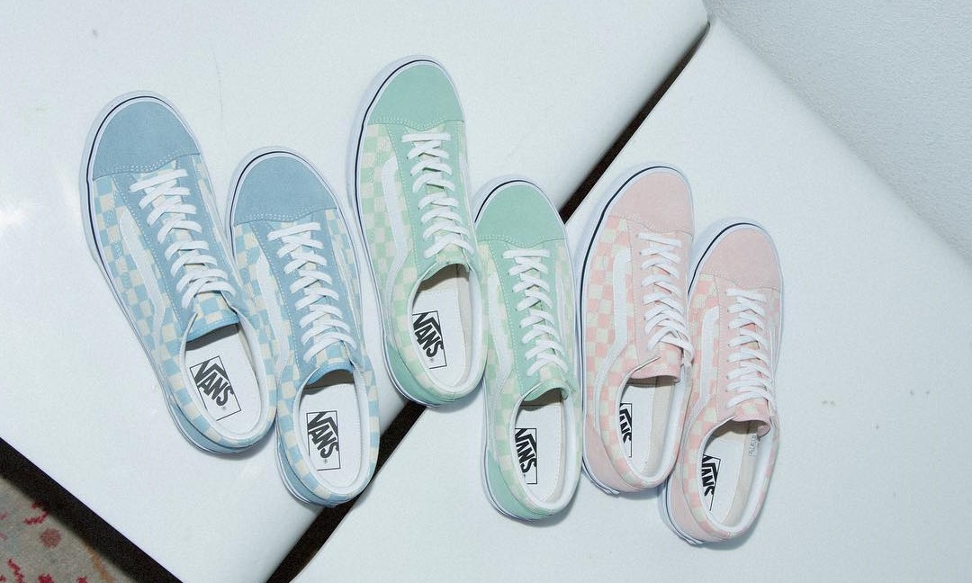 チェッカーボード×ペールトーンカラーでアレンジしたVANS OLD SKOOLが6/15発売 (バンズ オールドスクール)