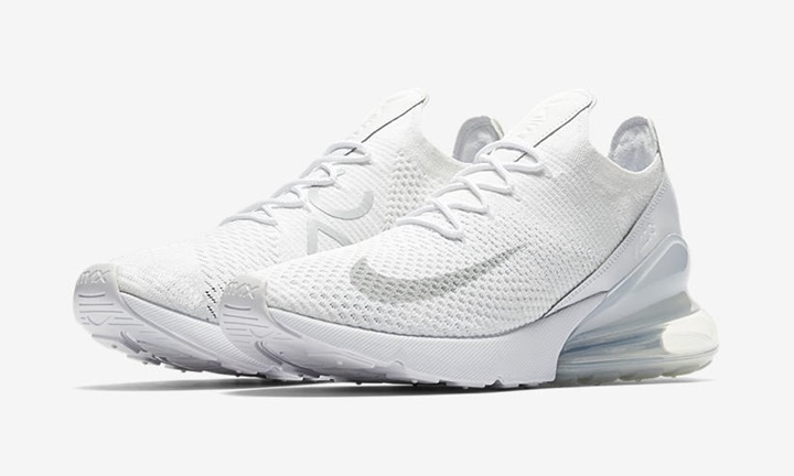 【オフィシャルイメージ】7月発売予定！ナイキ エア マックス 270 フライニット “ホワイト” (NIKE AIR MAX 270 FLYKNIT “White”) [AO1023-102]