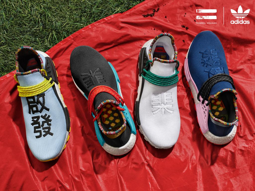 リーク】2018年11月発売予定！Pharrell Williams x adidas Originals NMD HU “Inspiration アディダス オリジナルス エヌ エム ディー トレイル ホーリー ヒューマン レース “インスピレーション [EE7579,7581,7582,7583 ...