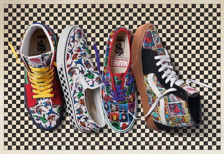 VANS × MARVEL COMIC CUSTOMがVANS USで展開 (バンズ マーベル コミック)