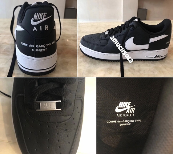 【リーク】SUPREME × Comme Des Garçons SHIRT × NIKE AIR FORCE 1 LOW (シュプリーム コム デ ギャルソン・シャツ ナイキ エア フォース 1 ロー)